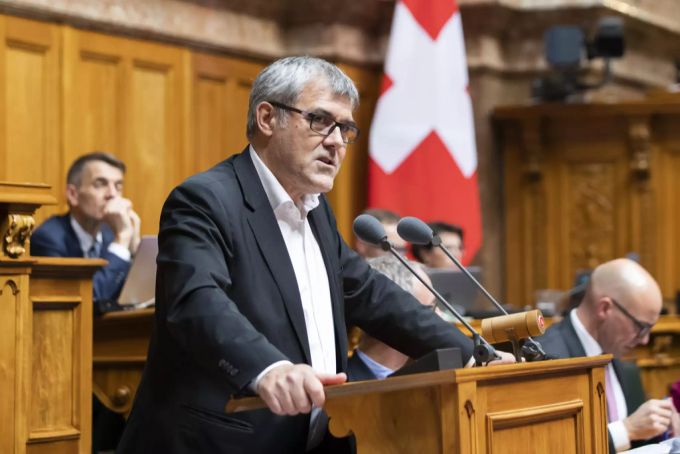 Eric Nussbaumer spricht im Nationalrat. Nussbaumer