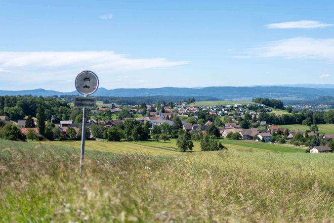 Ausblick über Dürrenäsch.