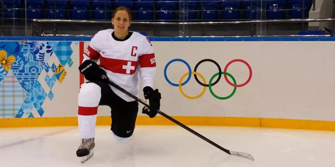 Julia Marty nahm früher mit der Nationalmannschaft an den Olympischen Spielen teil. Julia Marty