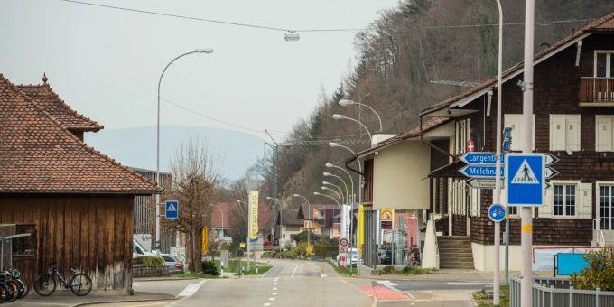 Im Dorfkern von Altbüron. Im Dorfkern von Altbüron.