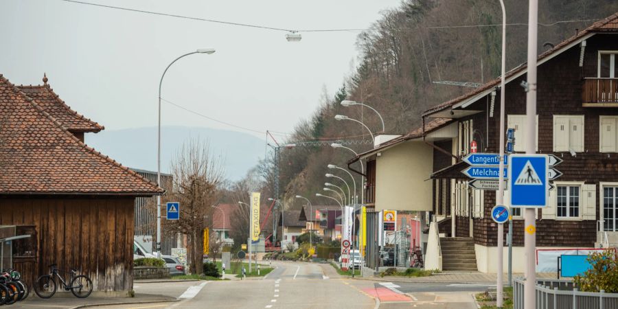 Im Dorfkern von Altbüron.