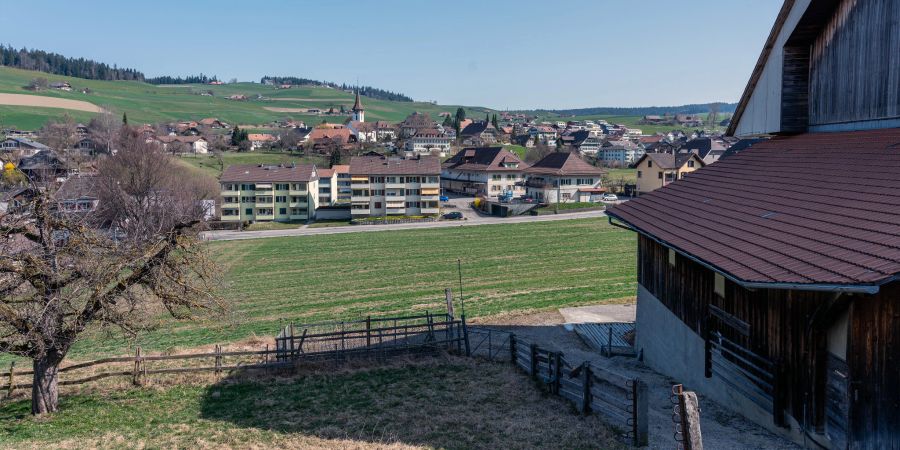 Blick auf Biglen.