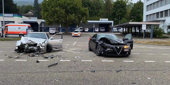 Wangen bei Olten: Autofahrer gerät auf Gegenfahrbahn