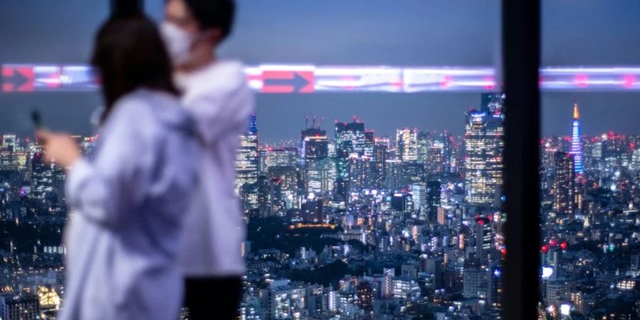 Touristen in Tokio
