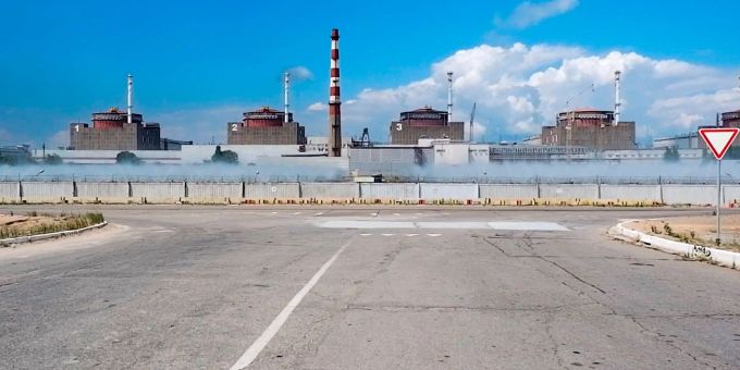 Das Kernkraftwerks Saporischschja liegt in einem Gebiet unter russischer Militärkontrolle im Südosten der Ukraine. Saporischschja