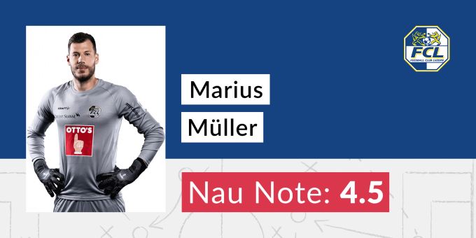Die Nau.ch-Note für Marius Müller vom FC Luzern. Note Müller FC Luzern