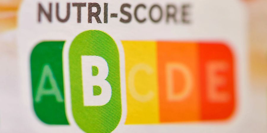 Der sogenannte «Nutri-Score», eine farbliche Nährwertkennzeichnung auf einem Fertigprodukt.