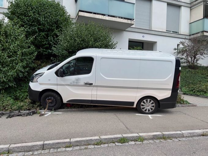 Ohne eingelegten Gang und ohne angezogene Handbremse kam das Fahrzeug im Vorgarten zum Stillstand.