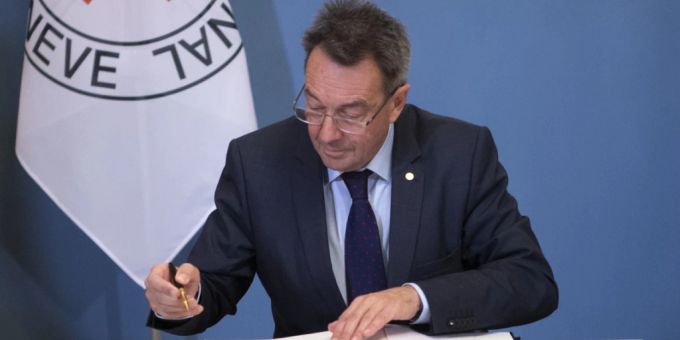 Peter Maurer, Präsident des Internationalen Komitees vom Roten Kreuz, hat die Organisation für die Wirtschaft sensibilisiert. (Archivbild) Peter Maurer, Präsident des Internationalen Komitees vom Roten Kreuz, hat die Organisation für die Wirtschaft sensibilisiert. (Archivbild)