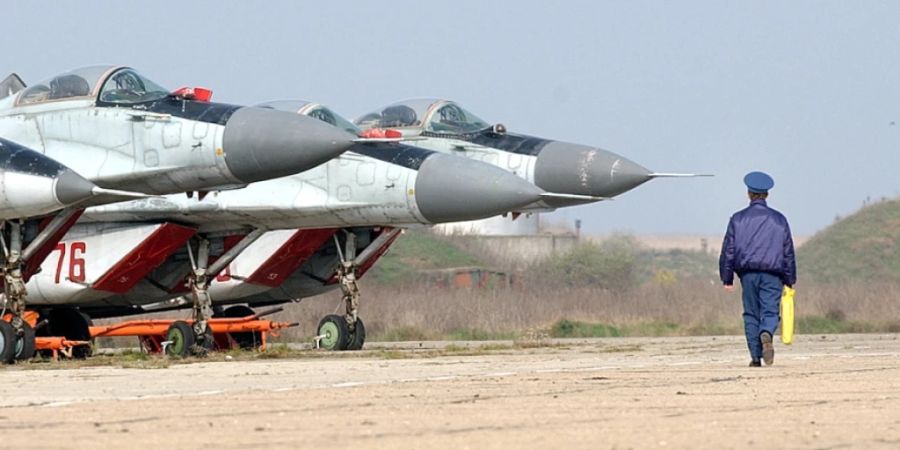 Die Slowakei stellt ihre Kampfflugzeuge des Typs MIG29 russischer Bauart ausser Dienst. (Archivbild)