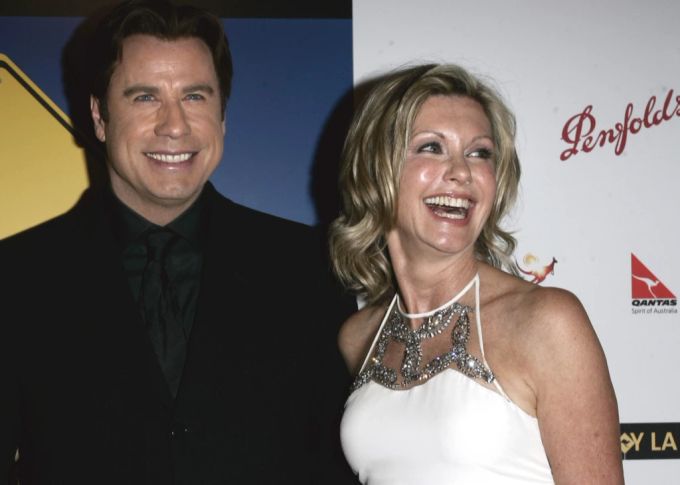 Olivia Newton-John und John Travolta 2006 am «The Penfolds Icon Gala Dinner» in Los Angeles. Olivia Newton-John