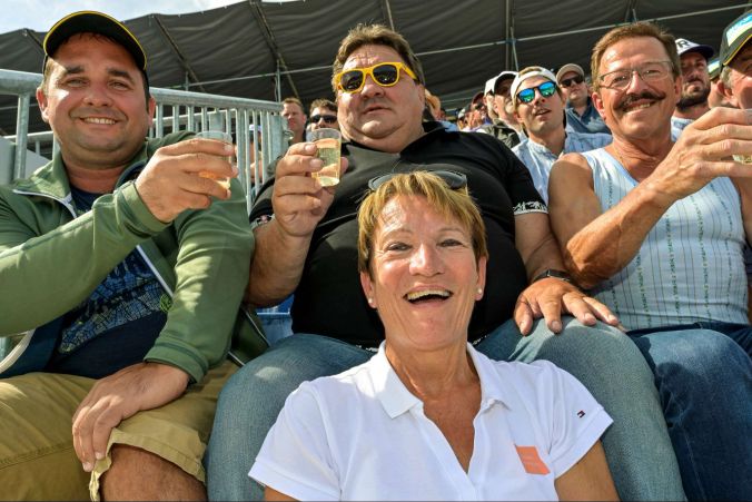 Vlnr.: Michael, Guido, Bruno und vorne Vreni.