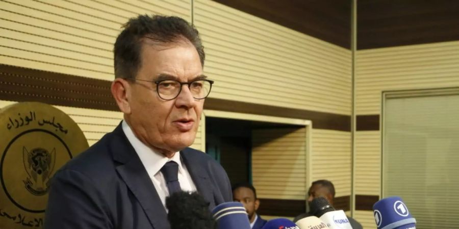 Müller im Februar 2020 in Sudans Hauptstadt Khartoum