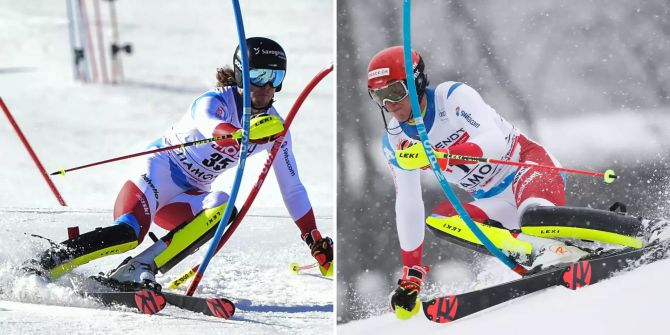 Slalom Chamonix Zenhäusern Simonet
