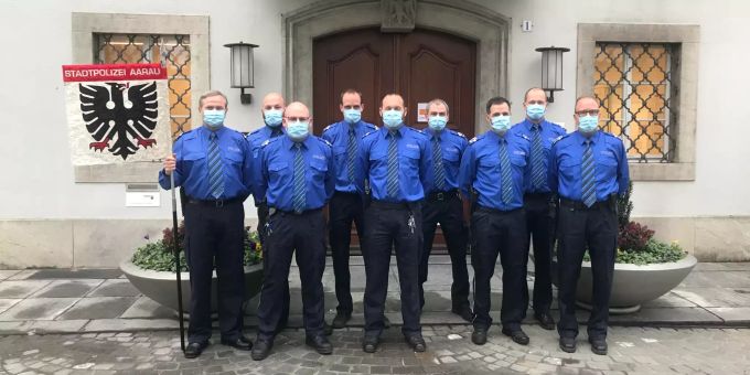 Beförderungen bei der Stadtpolizei Aarau. Beförderungen bei der Stadtpolizei Aarau