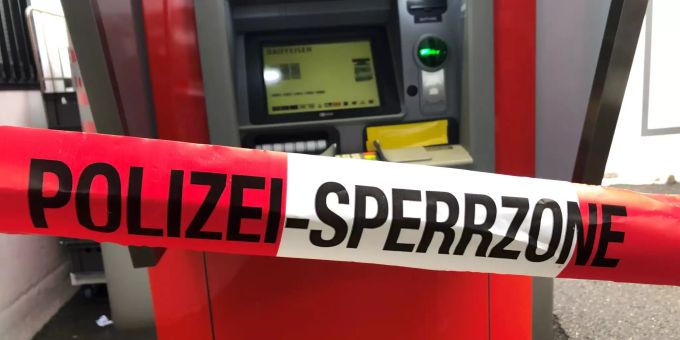 Versuchter Bancomatenaufbruch.
