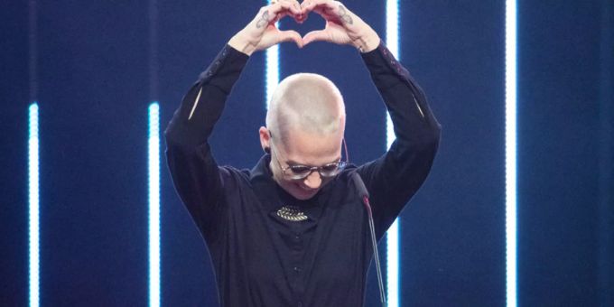 Sängerin Stefanie Heinzmann an den Swiss Music Awards 2020, einer der letzten Grossveranstaltungen vor dem Lockdown. swiss music awards heinzmann