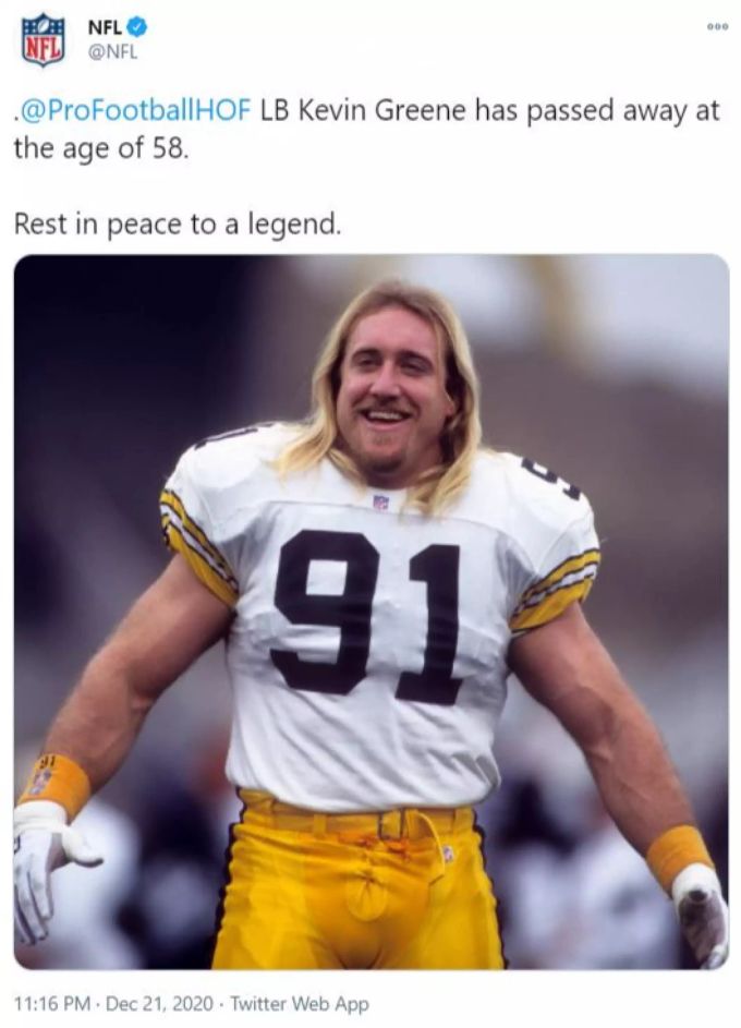 Die NFL trauert um Kevin Greene. NFL