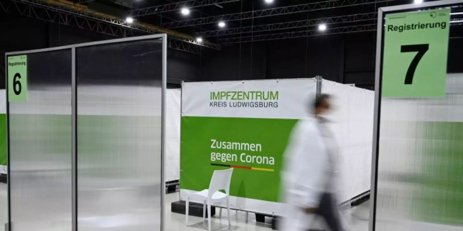 Impfzentrum in Ludwigsburg