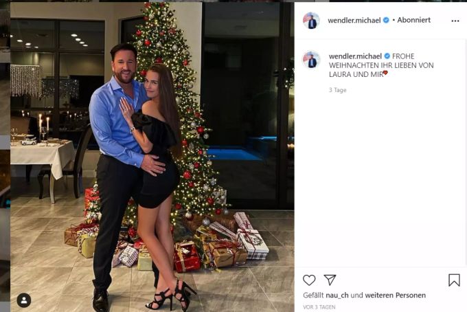 Bilder von Michael Wendler und seiner Laura gab es immer mal wieder. Michael Wendler