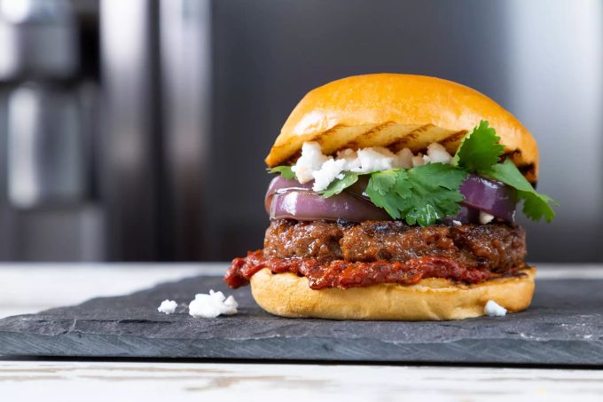 Vegane Burger sind beliebt. Vegan Burger