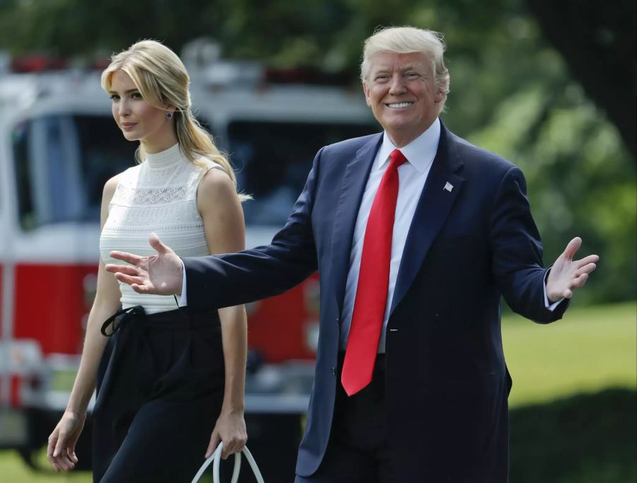 Ivanka Trump mit ihrem Vater Donald Trump.