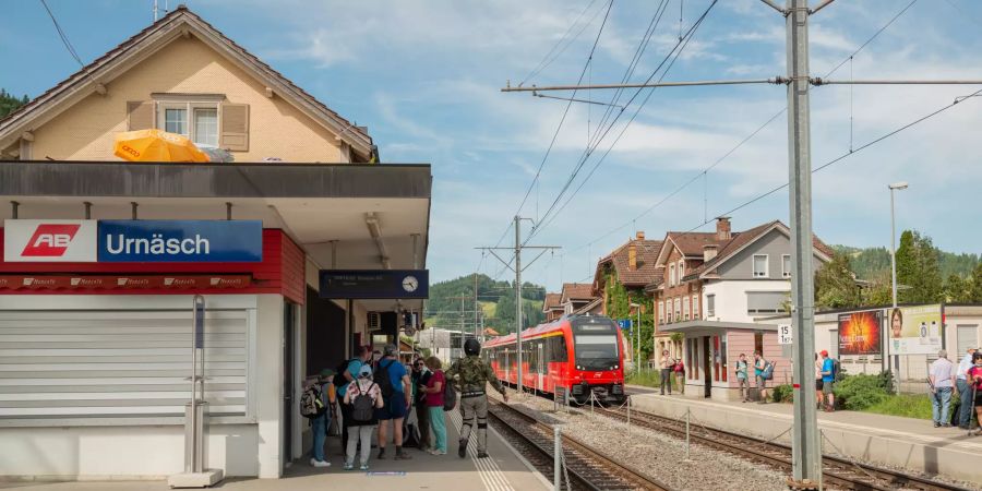 Bahnhof Urnäsch.