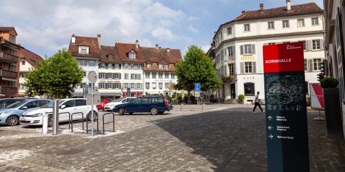 Die Kornhaushalle in Bischofzell. Die Kornhaushalle in Bischofzell.