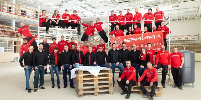 Das Team der Spaar AG in Oensingen. Spaar AG Oensingen