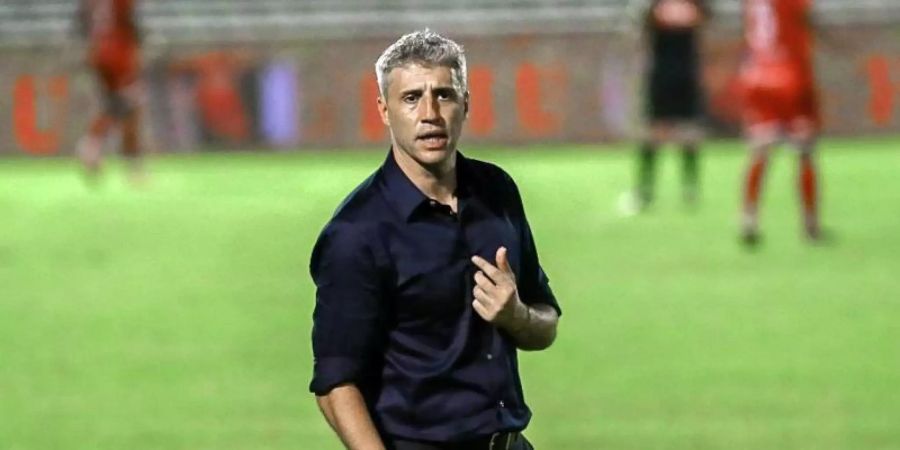 Hat seinen Posten als Trainer des brasilianischen Fussball-Erstligisten FC São Paulo geräumt: Hernán Crespo. Foto: Roberta Aline/Zuma Press/dpa