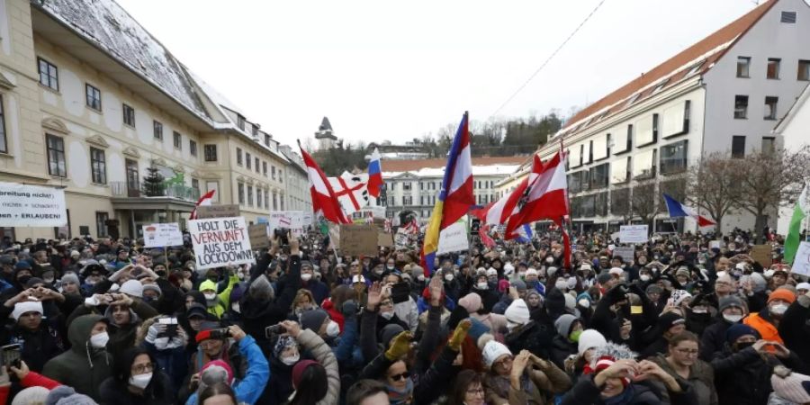 österreich protest corona