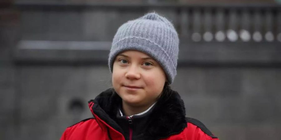 Die schwedische Klimaaktivistin Greta Thunberg wird 19. Foto: Steffen Trumpf/dpa