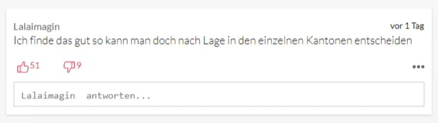 Der Föderalismus wird von diesem User hochgehalten.