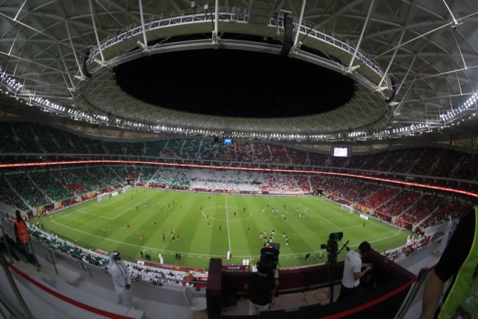 Das al-Thumama-Stadion in Doha bietet Platz für 40'000 Fans. al-Thumama-Stadion