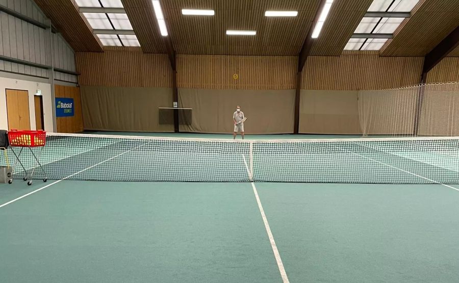 Tennis Coronavirus Abstand Maske