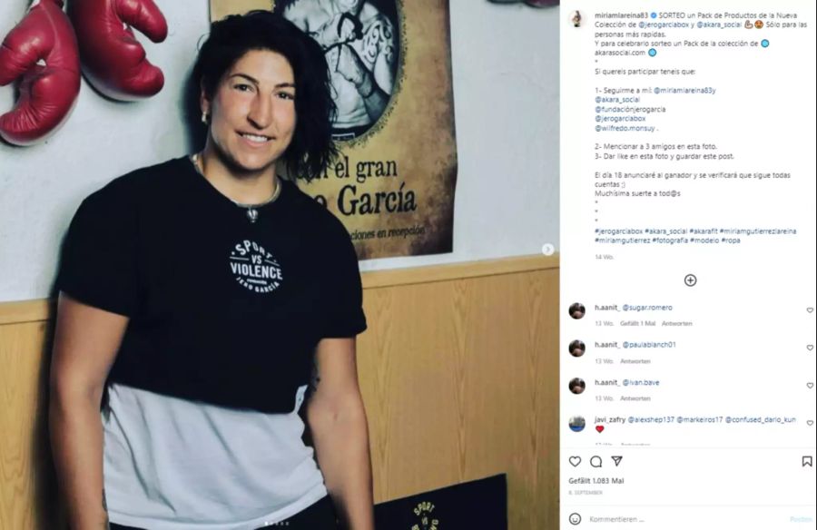 Die 38-Jährige hat bisher 16 Kämpfe bestritten und nur zweimal verloren.