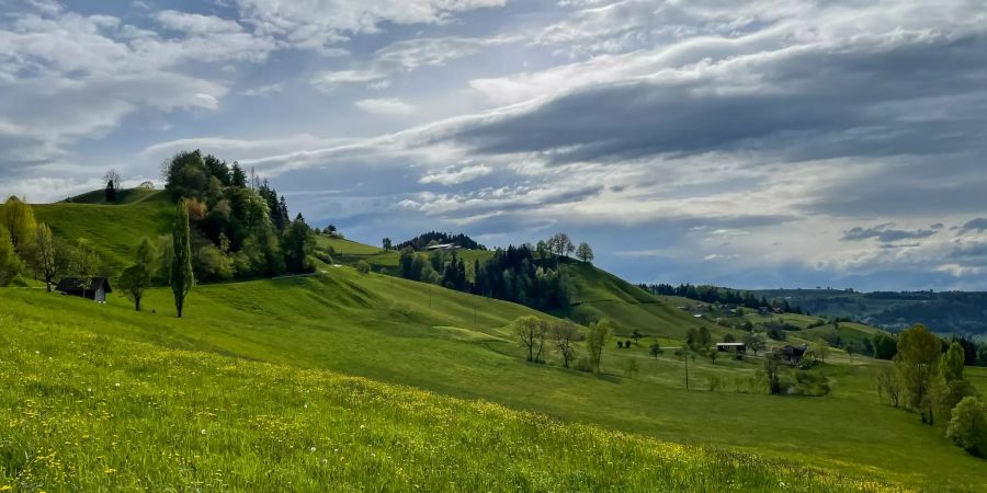 Landschaftsbild in Schwarzenberg (LU).
