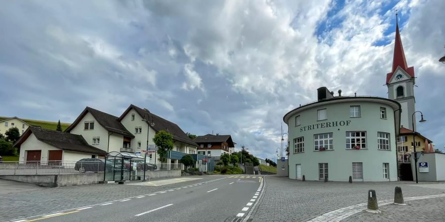 Im Dorfzentrum der Gemeinde Pfaffnau.