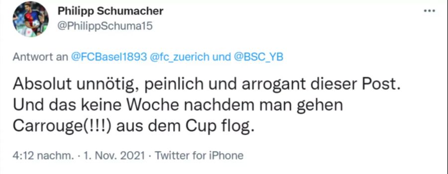 Die Reaktionen auf den provokativen Post des FCB lassen nicht lange auf sich warten.