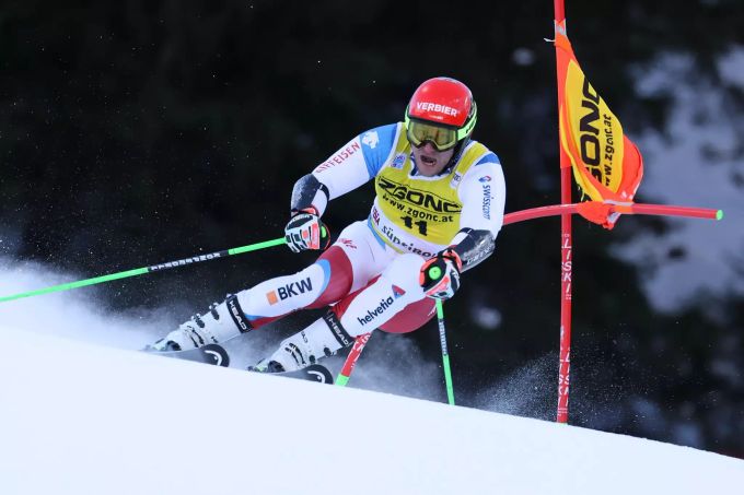 Justin Murisier fährt auch beim zweiten Rennen in Alta Badia in die Top Ten. Justin Murisier