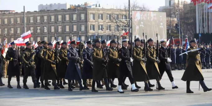 Polen feiert den Tag der Unabhängigkeit. polen