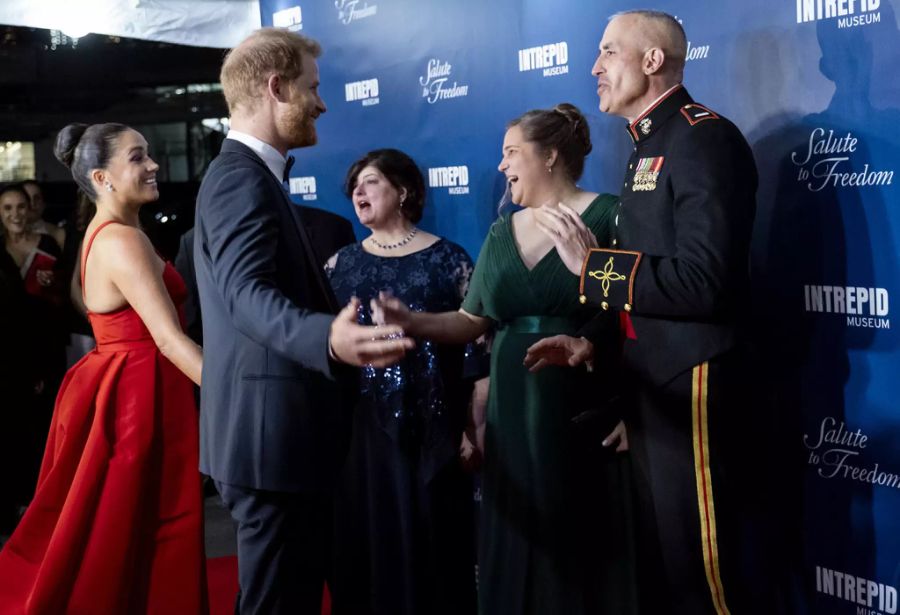 Prinz Harry und Meghan Markle besuchten die «Salute to Freedom»-Gala in New York City.