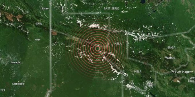 In Papua-Neuguinea hat die Erde gebebt. Papua-Neuguinea