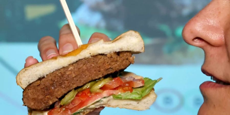 Vegetarischer Burger der Fast-Food-Kette BBB