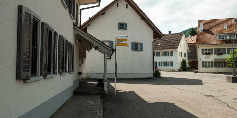 Dorfplatz der Gemeinde Oberhof.