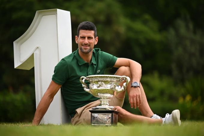 Seit drei Wochen wieder die Weltnummer eins: Novak Djokovic. Novak Djokovic