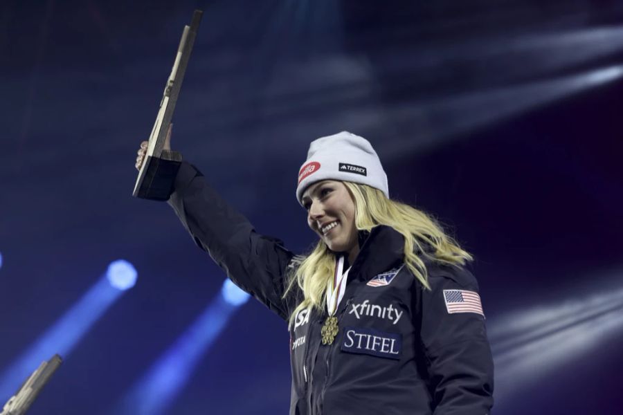 An der Ski-WM in Courchevel/Méribel im Februar 2023 holt sich Shiffrin ihre siebte WM-Goldmedaille. Dazu resultiert an Weltmeisterschaften bisher viermal Silber und dreimal Bronze.