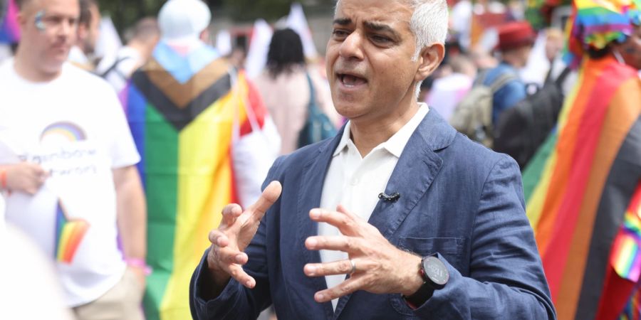 Sadiq Khan ist der Bürgermeister von London.