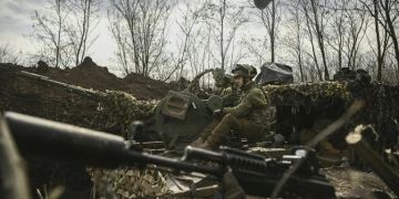 Ukrainischer Soldat