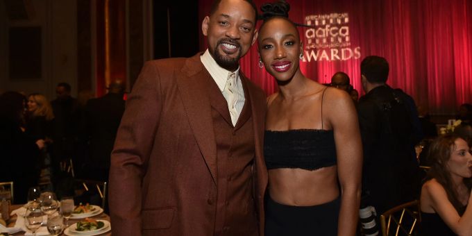 Will Smith und Charmaine Bingwa bei der Verleihung der African-American Film Critics Association Awards in Beverly Hills. will smith